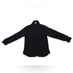 Express Women’s Black Casual Button-Down Shirt